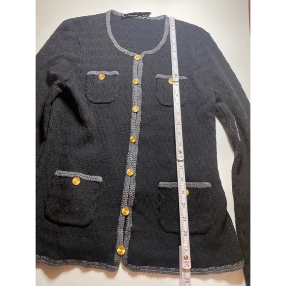 Trina Turk Wool Knit Button Down Cardigan - Picture 11 of 13